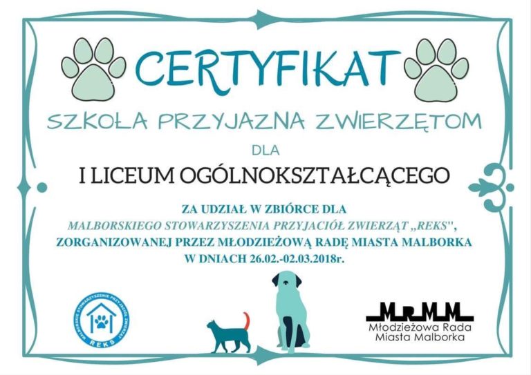 Plan lekcji – I Liceum Ogólnokształcące w Malborku